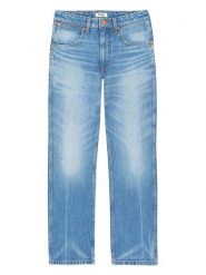 Wrangler Dżinsy - Regular fit - w kolorze błękitnym rozmiar: W30/L34. Niebieskie jeansy Wrangler, l, z aplikacjami, z podwyższonym stanem. Za 127.65 zł.