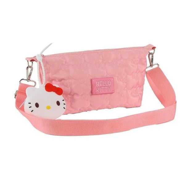 Torba na ramię Cerda Hello Kitty. Czerwone torby na ramię CERDÁ, bez wzorów, z materiału, na ramię, duże, bez dodatków. Za 138.90 zł.