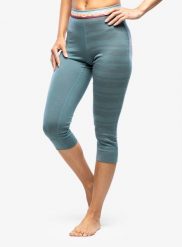 Legginsy termiczne damskie Ortovox 185 Rock N Wool Short Pants. Zielone legginsy ORTOVOX, m, bez wzorów, z bawełny, krótkie. Za 335.49 zł.