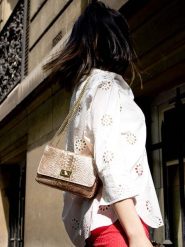 Victor & Hugo Paris Skórzana torebka "Kiera" w kolorze złotym - 21 x 15 x 7 cm rozmiar: onesize. Żółte torby na ramię Victor & Hugo Paris, bez wzorów, z materiału, na ramię, bez dodatków. Za 239.99 zł.