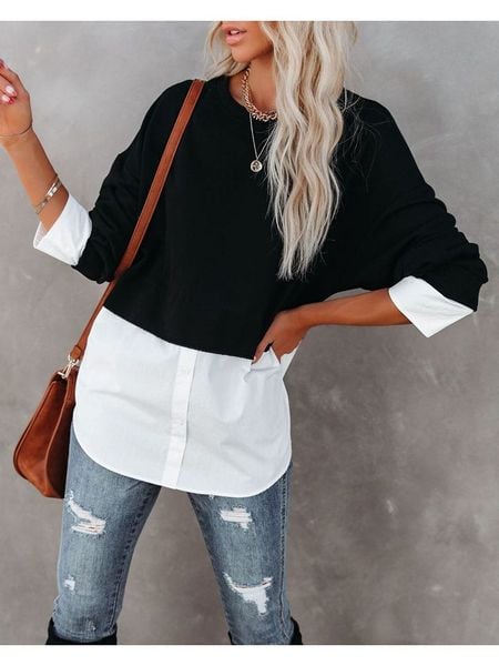 Milan Kiss Tunika w kolorze czarnym rozmiar: L. Czarne tuniki Milan Kiss, na co dzień, l, bez wzorów, bez kołnierzyka, bez ramiączek. Za 152.99 zł.