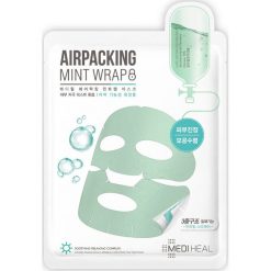 MEDIHEAL AirPacking Mintwrap Maska kojąca do twarzy w płachcie. Maseczki MEDIHEAL. Za 20.40 zł.