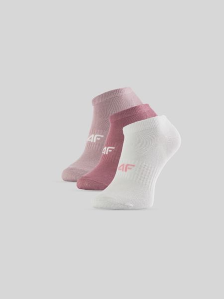 4F Skarpetki krótkie (3-pack) damskie - multikolor 35-38. Skarpety 4f, bez wzorów, z bawełny. Za 49.99 zł.