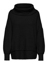 ONLY Sweter w kolorze czarnym rozmiar: S. Czarne swetry Only, s, bez wzorów, ze splotem, bez ramiączek. Za 66.00 zł.