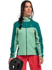 Schöffel Kurtka przeciwdeszczowa "Epic Trail" w kolorze turkusowym rozmiar: 40. Niebieskie kurtki sportowe Schöffel, m, bez wzorów, z materiału, bez kaptura, outdoorowe. Za 409.97 zł.