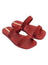 Ipanema Klapki w kolorze czerwonym rozmiar: 35/36. Czerwone klapki Ipanema, bez wzorów, z otwartym noskiem, bez obcasa. Za 52.67 zł.