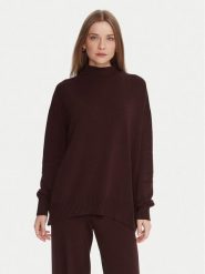 Kontatto Sweter 3M0822C Brązowy Relaxed Fit. Brązowe swetry Kontatto, m, bez wzorów, z syntetyku, bez ramiączek. Za 389.99 zł.