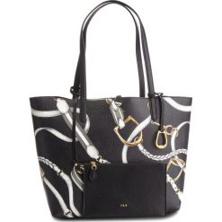 Torebka LAUREN RALPH LAUREN - Merrimack 431697234012 Black Belt. Czarne shopper Lauren Ralph Lauren, bez wzorów, ze skóry ekologicznej, na ramię, bez dodatków. W wyprzedaży za 509.00 zł.