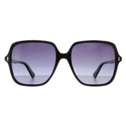 Okulary przeciwsłoneczne Damskie Polaroid PLD 6219_S 56807WJ. Czarne okulary przeciwsłoneczne Polaroid, bez wzorów, sportowe. Za 257.05 zł.