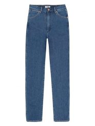 Wrangler Dżinsy - Regular fit - w kolorze niebieskim rozmiar: W30/L34. Niebieskie jeansy Wrangler, l, z aplikacjami, z podwyższonym stanem. Za 109.78 zł.