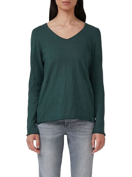 S.Oliver Koszulka w kolorze zielonym rozmiar: 34. Zielone bluzki S.Oliver, s, bez wzorów, z bawełny, bez kołnierzyka, bez ramiączek. Za 68.95 zł.