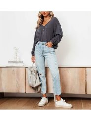 LA Angels Sweter w kolorze antracytowym rozmiar: M. Czarne swetry LA Angels, m, bez wzorów, bez ramiączek. Za 95.01 zł.