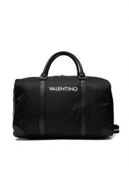 Valentino Torba weekendowa Kylo VBS47308 Czarny. Czarne torby podróżne Valentino, bez wzorów, z materiału, bez dodatków. Za 469.99 zł.