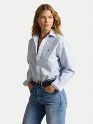 Polo Ralph Lauren Koszula 211B21507002 Niebieski jasny Relaxed Fit. Niebieskie koszule Polo Ralph Lauren, xl, bez wzorów, z bawełny, bez kołnierzyka, bez ramiączek. Za 819.99 zł.
