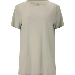 Koszulka damska Athlecia Lizzy. Brązowe bluzki Athlecia, bez wzorów, sportowe, bez kołnierzyka, bez ramiączek. Za 136.50 zł.