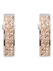 COEUR DE LION Kolczyki-wkrętki z kryształami rozmiar: onesize. Pomarańczowe kolczyki COEUR DE LION, z kryształem, ze stali. Za 113.99 zł.