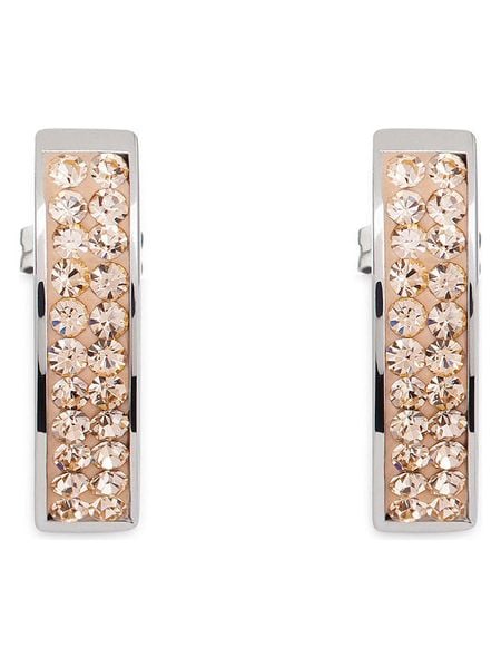 COEUR DE LION Kolczyki-wkrętki z kryształami rozmiar: onesize. Pomarańczowe kolczyki COEUR DE LION, z kryształem, ze stali. Za 113.99 zł.