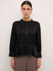 Karen by Simonsen Bluzka Keanekb 10104588 Czarny Feminine Fit. Czarne bluzki Karen by Simonsen, bez wzorów, z wiskozy, bez kołnierzyka, bez ramiączek. Za 299.99 zł.