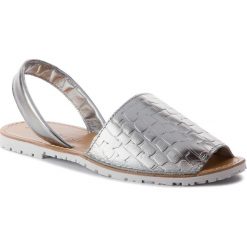 Sandały SERGIO BARDI - Ambra SS127317619AB 710. Szare sandały Sergio Bardi, bez wzorów, ze skóry, bez obcasa, bez zapięcia. W wyprzedaży za 129.00 zł.