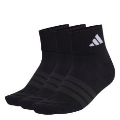 SKARPETY CUSHIONED SPORTSWEAR ANKLE SOCKS, 3 PARY. Czarne skarpety Adidas, bez wzorów, z bawełny. Za 54.95 zł.