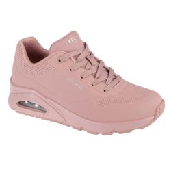 Buty sportowe Sneakersy damskie, Uno-Stand on Air. Czerwone obuwie sportowe Skechers, z materiału, bez zapięcia, trekkingowe, Skechers Sport. Za 349.99 zł.