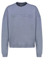 Sublevel Bluza w kolorze niebieskim rozmiar: S. Niebieskie bluzy Sublevel, s, z aplikacjami, z bawełny, bez kaptura. Za 92.42 zł.