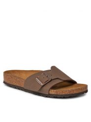Birkenstock Klapki Catalina 1026510 Brązowy. Brązowe klapki Birkenstock, bez wzorów, ze skóry, bez obcasa. Za 309.99 zł.