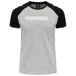 Koszulka Hummel Legacy Blocked. Szare bluzki Hummel, xl, bez wzorów, sportowe, bez kołnierzyka, bez ramiączek. Za 130.50 zł.