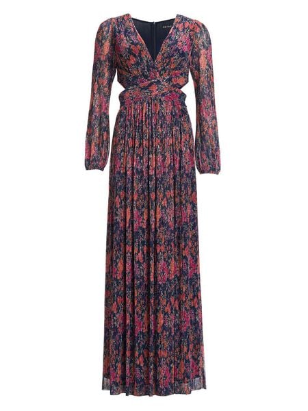 SWING Sukienka ze wzorem rozmiar: 42. Sukienki Swing, bez wzorów, bez kołnierzyka, bez ramiączek, maxi. Za 499.95 zł.