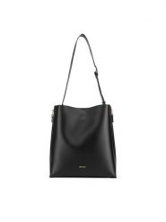 GINO ROSSI Torebka EO-WEN-3 Czarny. Czarne torebki klasyczne Gino Rossi, bez wzorów, z materiału, bez dodatków. Za 349.99 zł.