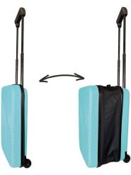 Joybos Walizka w kolorze błękitnym - 34 x 47,5 x 28 cm rozmiar: onesize. Niebieskie walizki Joybos, bez wzorów. Za 169.99 zł.