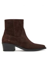 Vagabond Shoemakers Botki Kelsey 5810-140-31 Brązowy. Brązowe botki Vagabond Shoemakers, bez wzorów, ze skóry, bez obcasa, na płaskiej podeszwie, bez zapięcia. Za 759.99 zł.