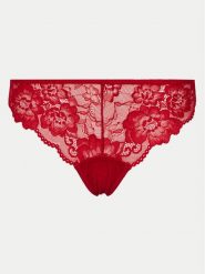 YSABEL MORA Stringi 10703 Czerwony. Czerwone stringi YSABEL MORA, bez wzorów, z materiału. Za 39.99 zł.