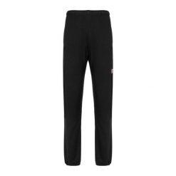 Spodnie damskie Champion Rochester. Czarne spodnie dresowe Champion, s, bez wzorów, z dresówki. Za 119.99 zł.