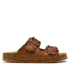 Klapki Toni Pons. Brązowe klapki Toni Pons, bez wzorów, bez obcasa. Za 329.99 zł.