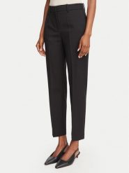 Tommy Hilfiger Chinosy Timeless WW0WW51718 Czarny Slim Fit. Czarne spodnie materiałowe TOMMY HILFIGER, bez wzorów, z syntetyku. Za 649.99 zł.