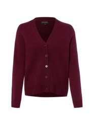 Franco Callegari kardigan z merynosów Kobiety Wełna merino czerwony, S. Czerwone kardigany Franco Callegari, s, bez wzorów, z wełny. Za 349.95 zł.