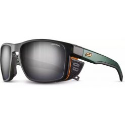 Okulary przeciwsłoneczne górskie JULBO SHIELD zielone | Spectron Cat 4. Brązowe okulary przeciwsłoneczne JULBO, bez wzorów, sportowe. Za 399.00 zł.