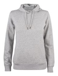 Clique Premium OC Hoody Women – damska bluza z kapturem z bawełny organicznej. Szare bluzy sportowe CLIQUE, s, bez wzorów, z bawełny, z kapturem. Za 264.32 zł.