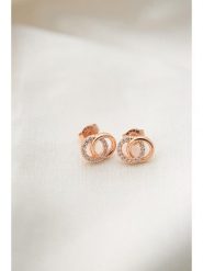 Heliophilia Srebrne kolczyki-wkrętki z cyrkoniami rozmiar: onesize. Szare kolczyki Heliophilia, z cyrkonią, srebrne. Za 43.99 zł.