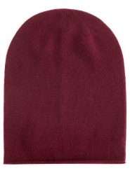Zwillingsherz Kaszmirowa czapka beanie w kolorze bordowym rozmiar: onesize. Czerwone czapki Zwillingsherz, bez wzorów, z kaszmiru. Za 205.93 zł.