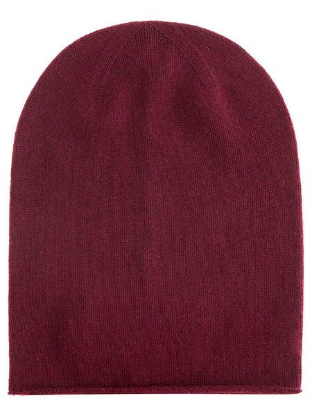 Zwillingsherz Kaszmirowa czapka beanie w kolorze bordowym rozmiar: onesize. Czerwone czapki Zwillingsherz, bez wzorów, z kaszmiru. Za 170.07 zł.