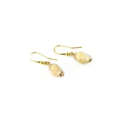 Earrings Muszle Naturalne Mini Złoto. Brązowe kolczyki Brazi druse jewelry, złote. Za 56.00 zł.