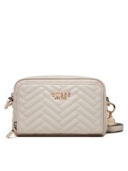 Guess Torebka HWQG95 08140 Écru. Listonoszki Guess, z aplikacjami, ze skóry, bez dodatków. Za 419.99 zł.