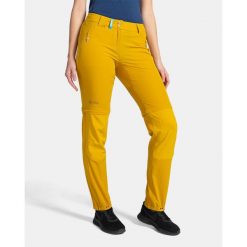 Damskie spodnie outdoorowe Kilpi HOSIO-W. Żółte spodnie sportowe Kilpi, m, bez wzorów, z nylonu, trekkingowe. Za 370.41 zł.