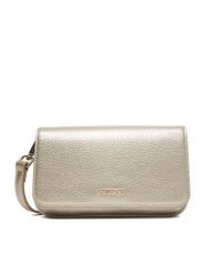 Lasocki Torebka CEO-LSK-L-006-09 Złoty. Żółte listonoszki Lasocki, bez wzorów, z materiału, bez dodatków. Za 129.99 zł.