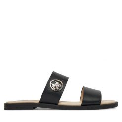 Klapki Beverly Hills Polo Club. Czarne klapki Beverly Hills Polo Club, bez wzorów, bez obcasa. Za 139.99 zł.