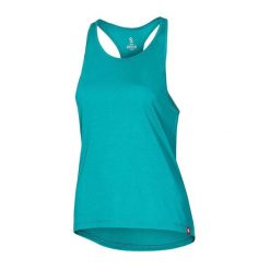 Koszulka do wspinaczki damska Ocun FIONNA TOP LD. Niebieskie bluzki Ocun, s, bez wzorów, bez kołnierzyka, bez ramiączek. Za 110.90 zł.