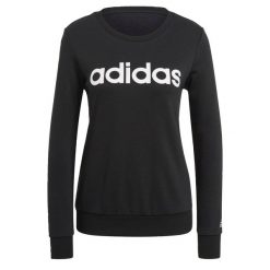 Bluza Essentials Logo Rozmiar M Czarny - GL0718. Białe bluzy Adidas, m, bez wzorów, bez kaptura. Za 205.55 zł.