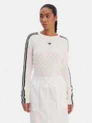 Adidas Sweter Solid Spike KS6461 Écru Slim Fit. Swetry Adidas, s, bez wzorów, z syntetyku, bez ramiączek. Za 438.99 zł.